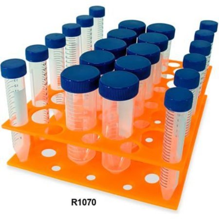 MTC BIO MTC Bio Racks For 30 x 15 ml & 20 x 50 ml Tubes, Orange, 5 Pack R1070